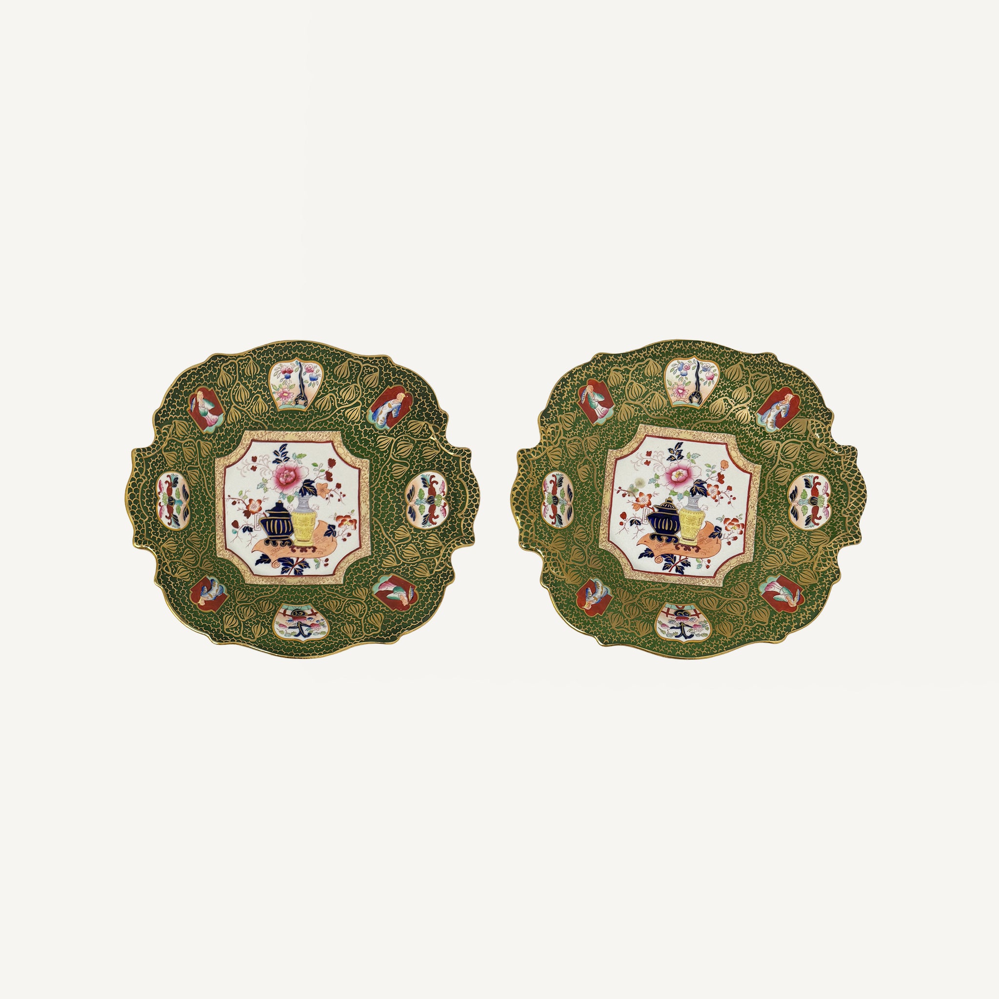 ANTIQUE ASHWORTH SERVING PLATES
