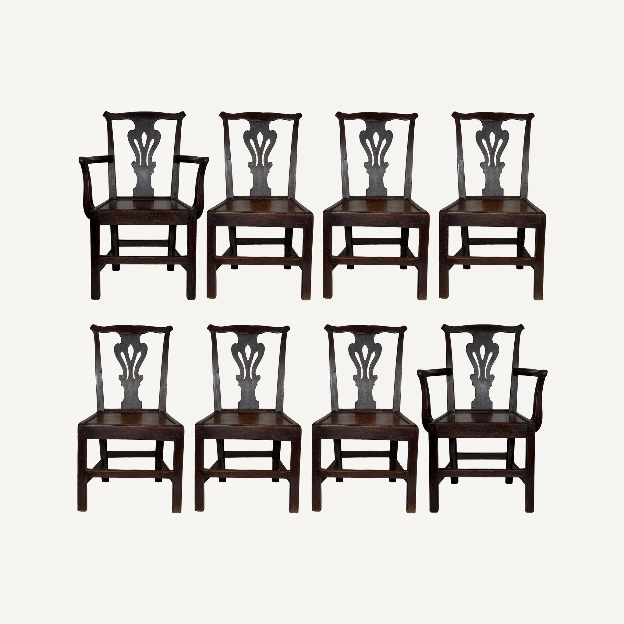 ANTIQUE CHIPPENDALE CHAIRS