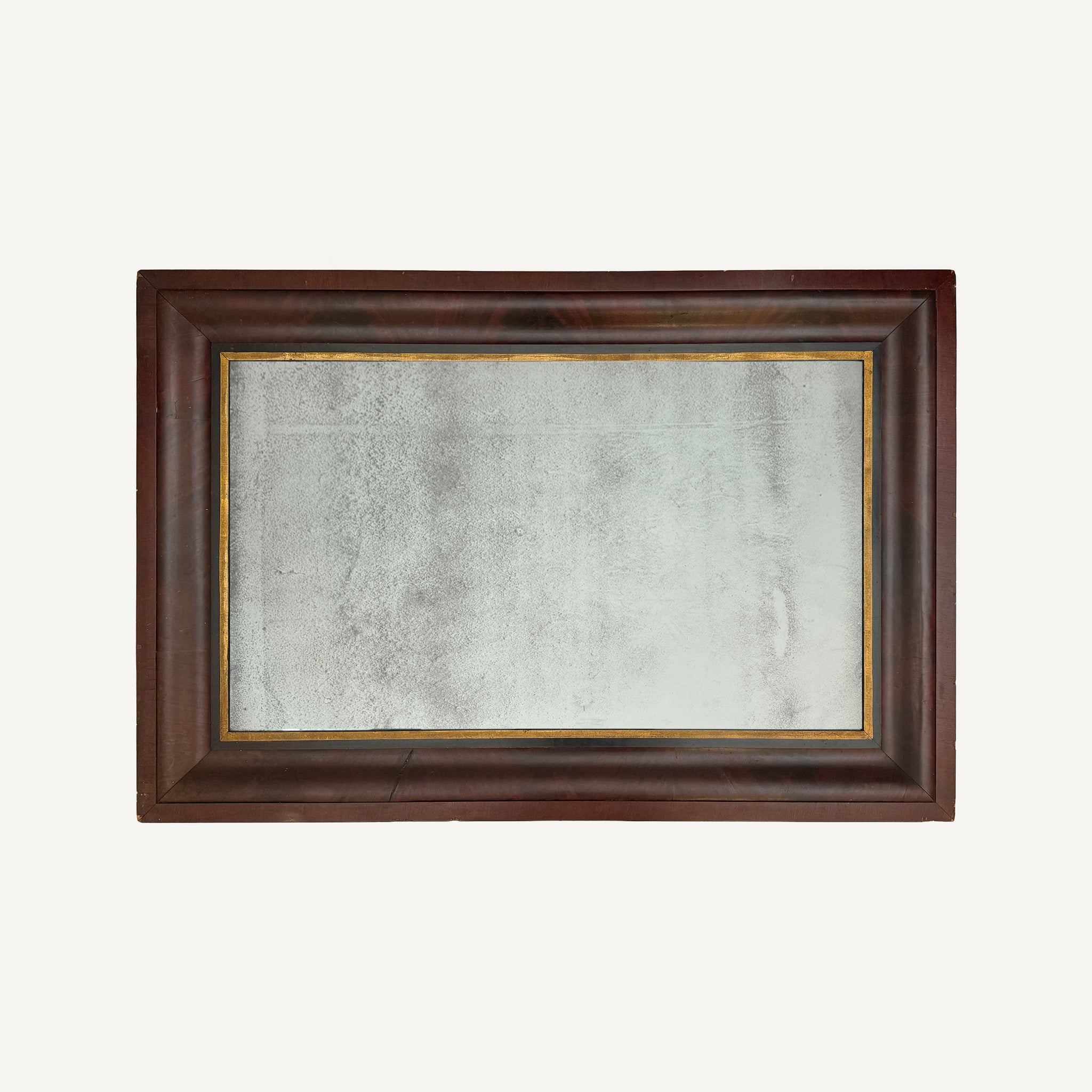 ANTIQUE OGEE FRAMED MIRROR