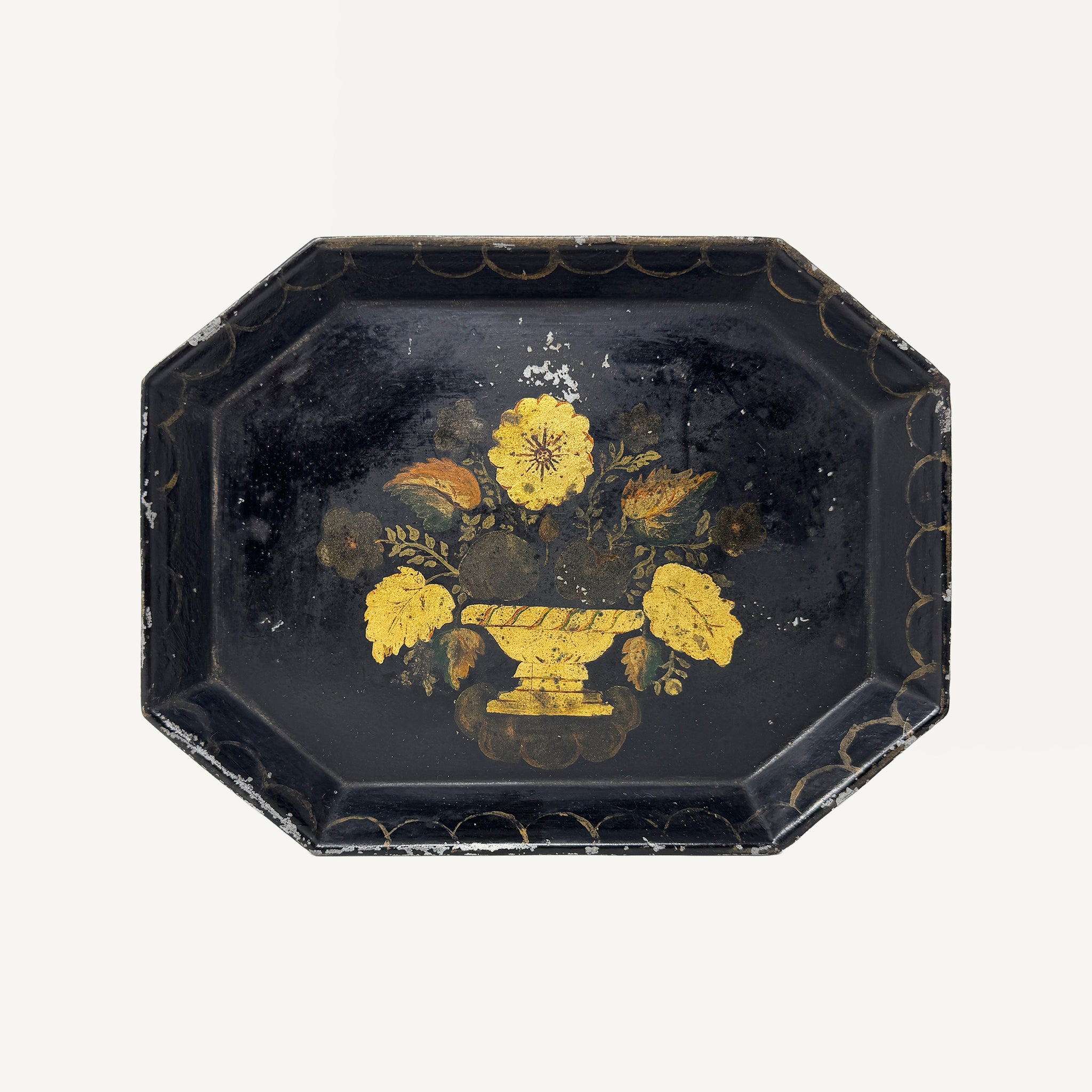 ANTIQUE TOLE TRAY