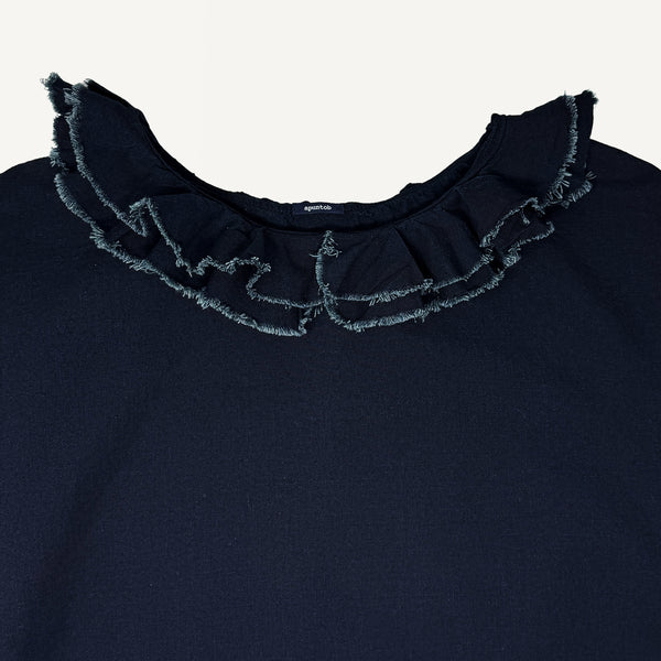 APUNTOB FRINGE COLLAR SHIRT