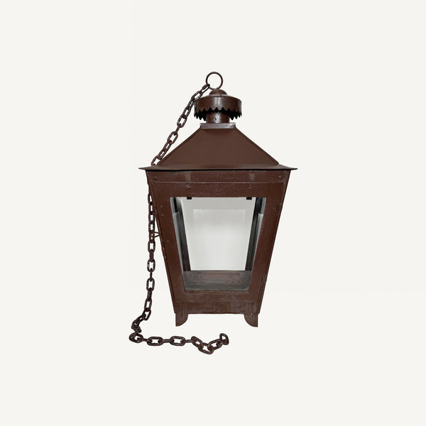 ANTIQUE HANGING TOLE LANTERN
