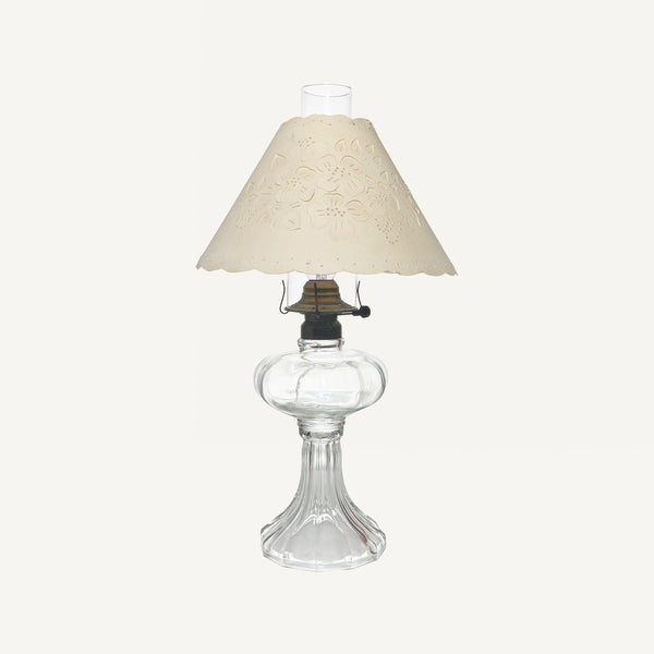 ANTIQUE OIL GLASS LAMP