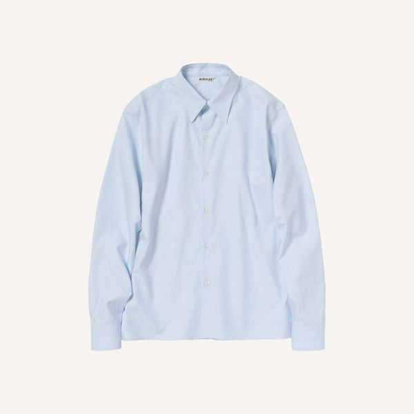 AURALEE WASHED FINX TWILL SLIM SHIRT