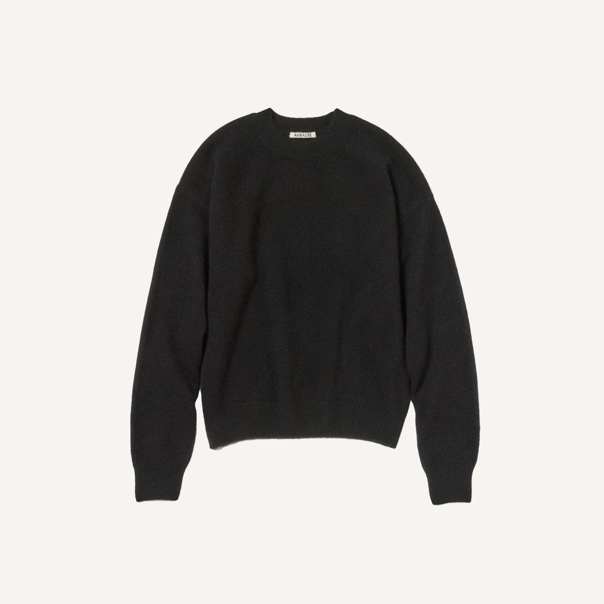 AURALEE BABY CASHMERE PULLOVER SWEATER