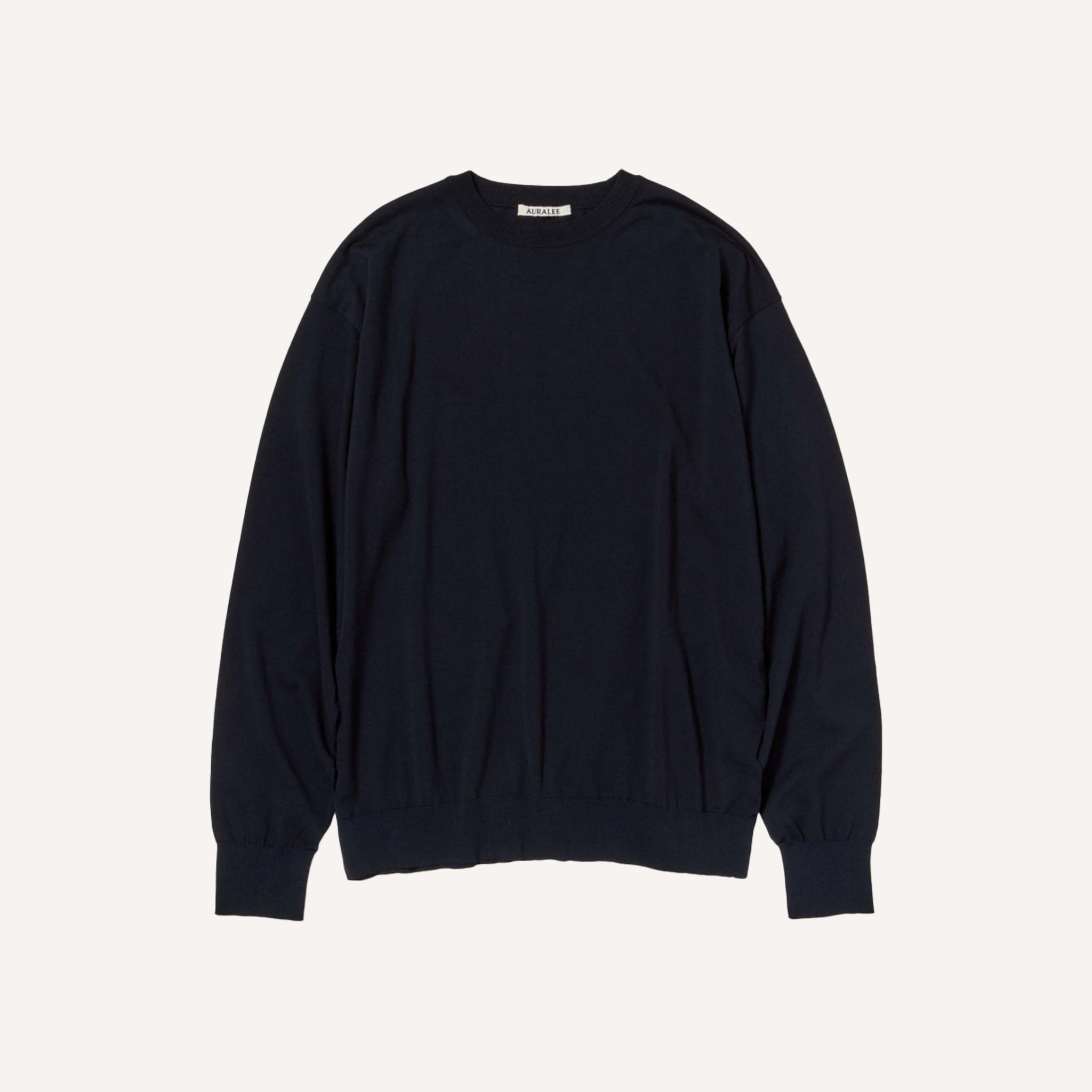AURALEE GIZA PULLOVER KNIT