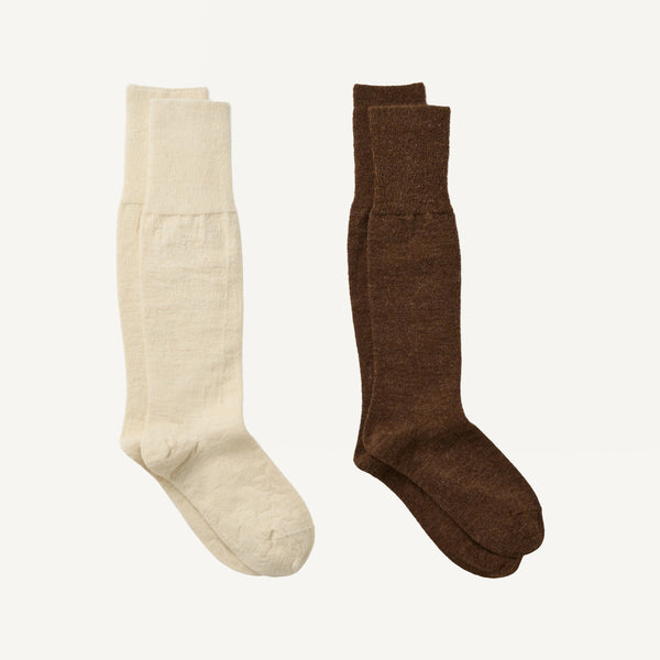 BABY ALPACA KNEE SOCKS