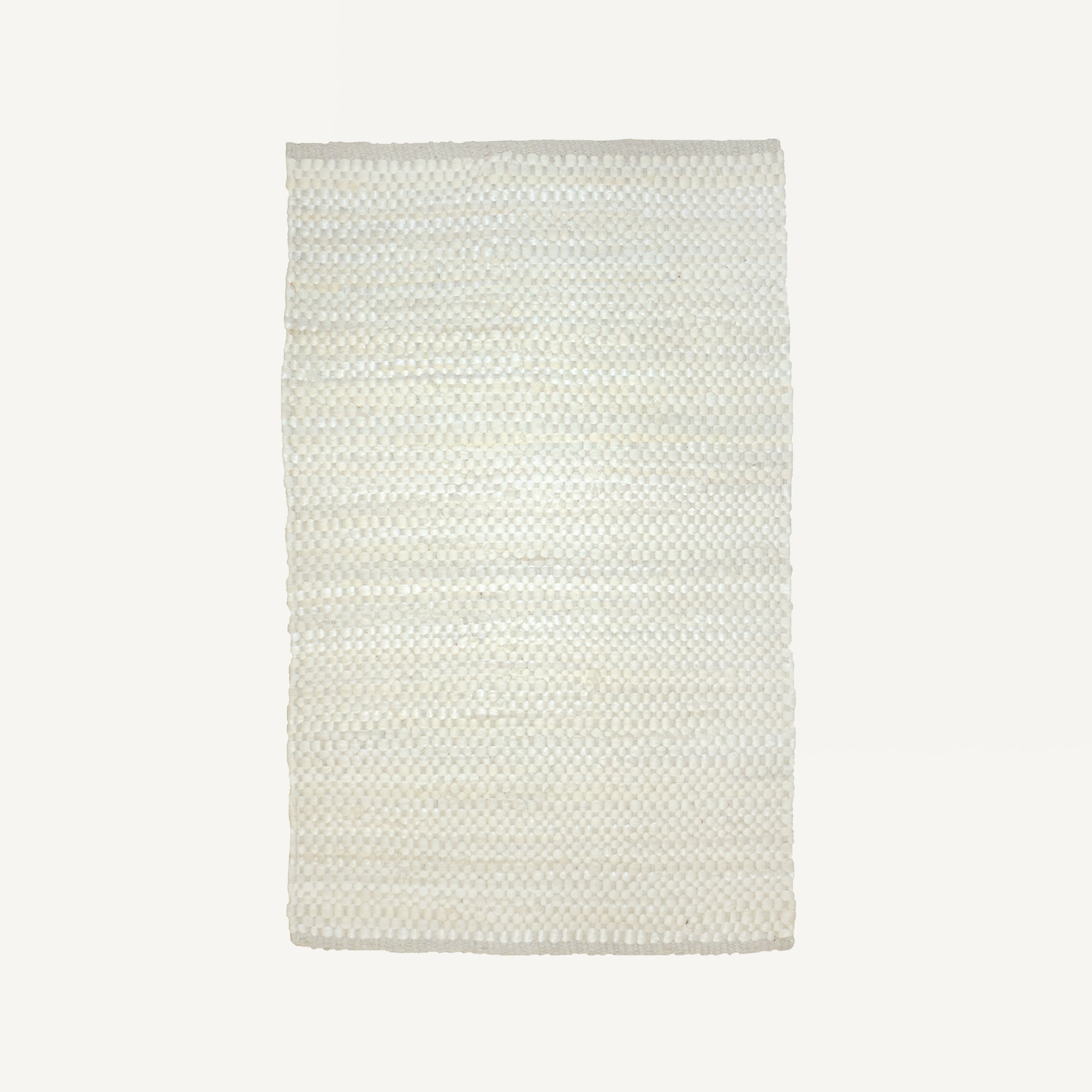 BEIGE RAG RUG