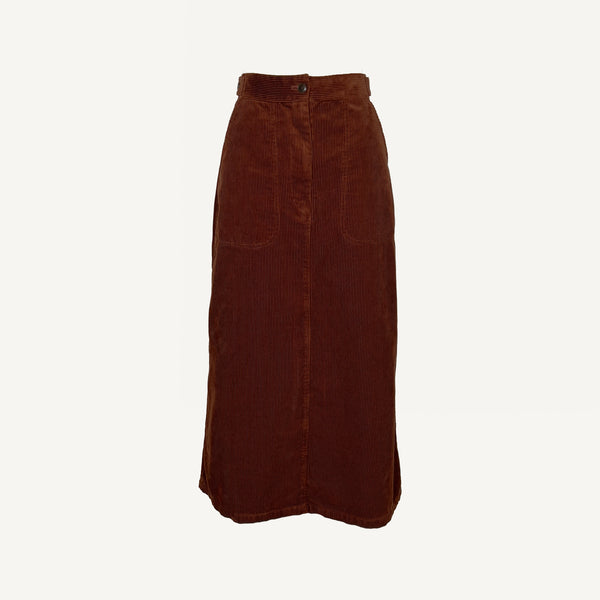 CORDUROY A-LINE SKIRT