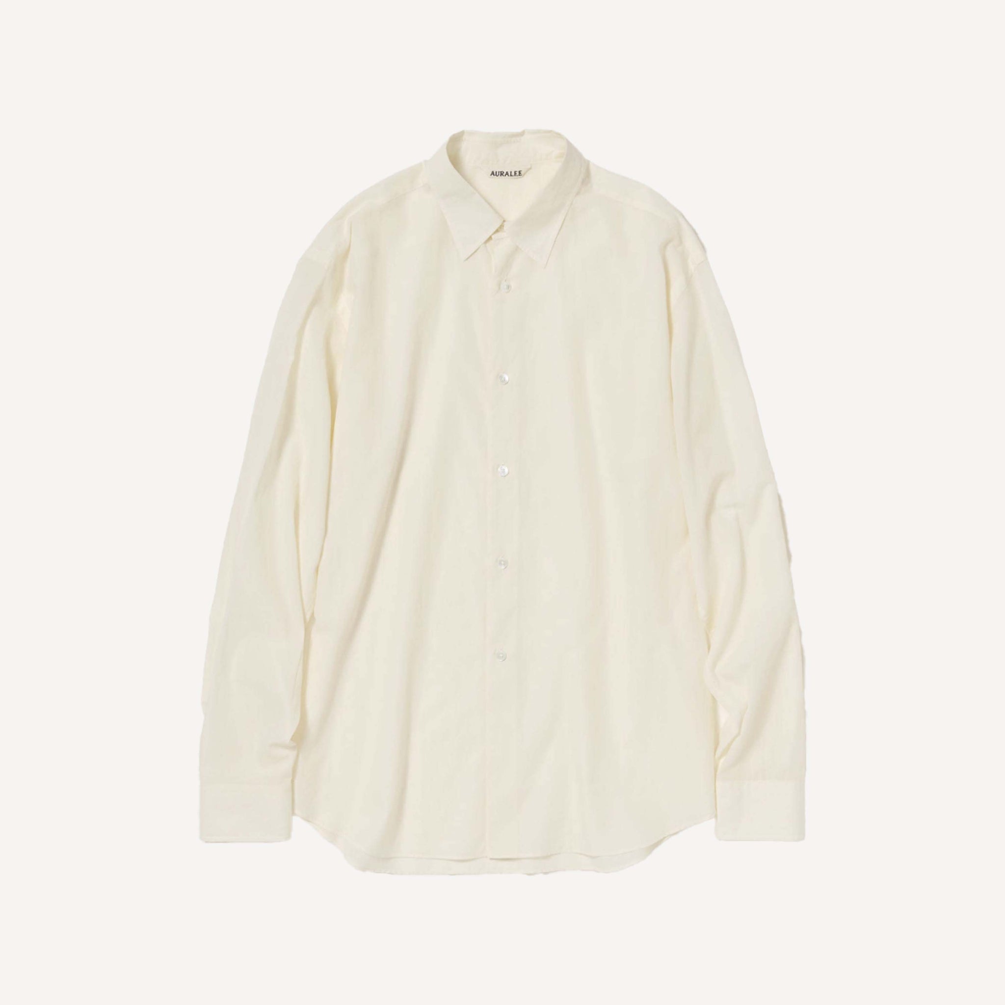 AURALEE FINE COTTON LAWN SHIRT