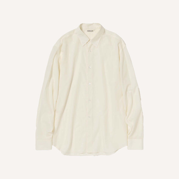 AURALEE FINE COTTON LAWN SHIRT
