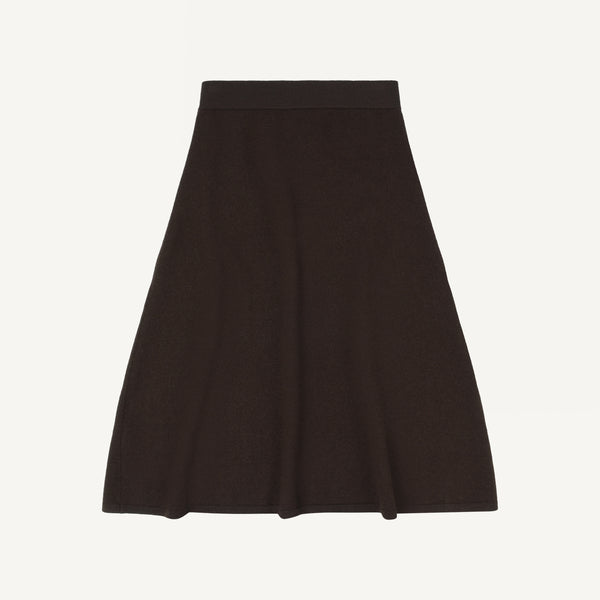 FUB FELTED WOOL SKIRT