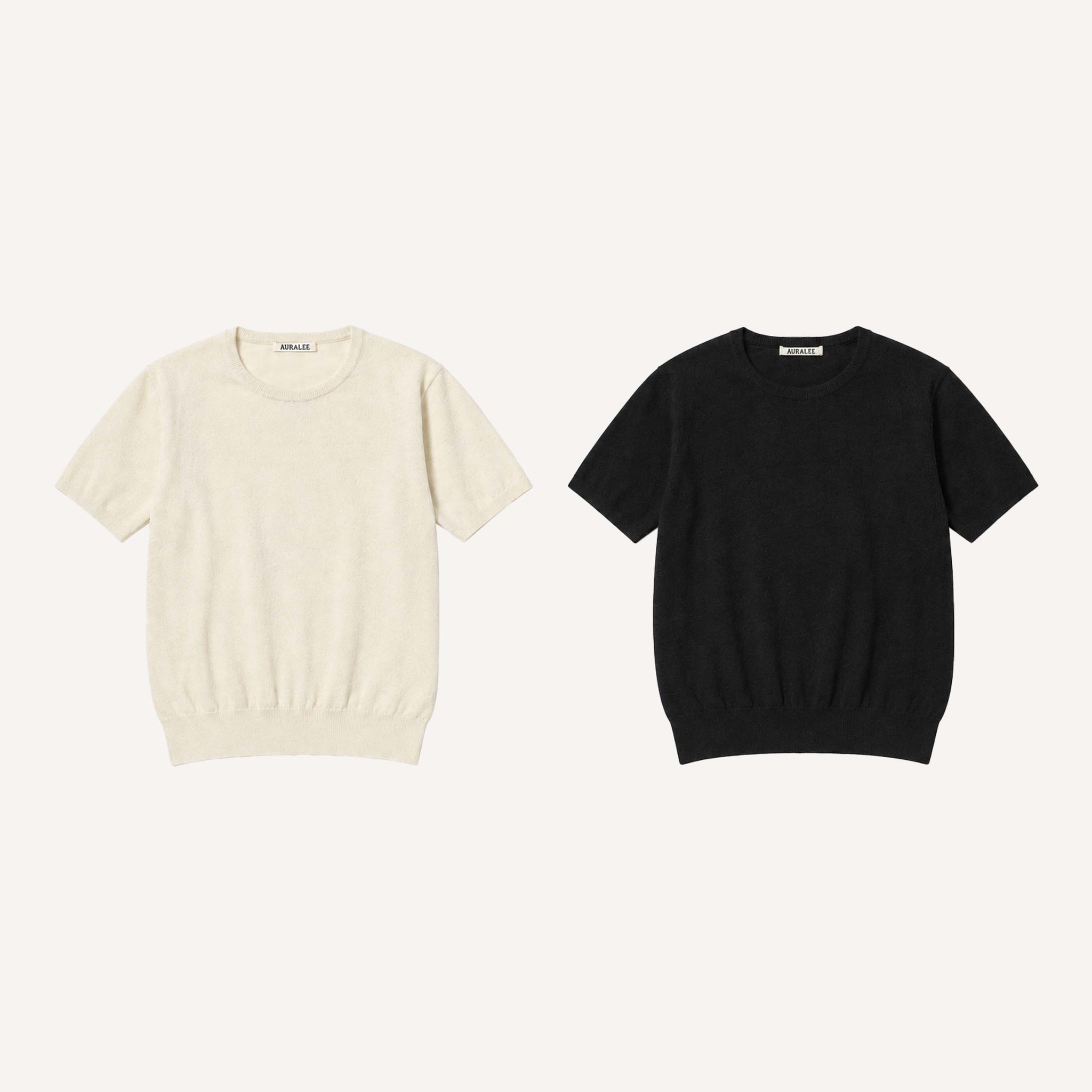 AURALEE CASHMERE HARD TWIST TEE