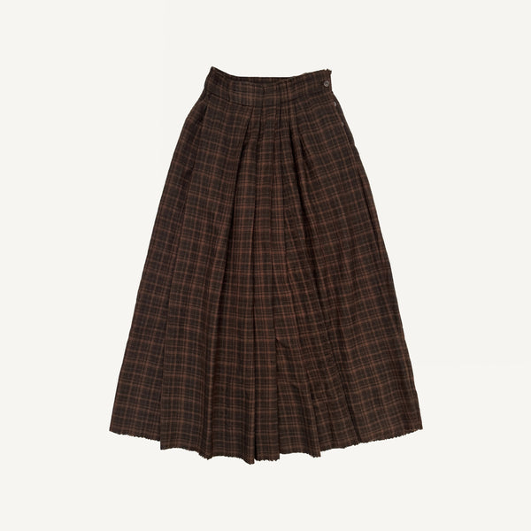 MAKU ASYMMETRICAL PLEATED SKIRT