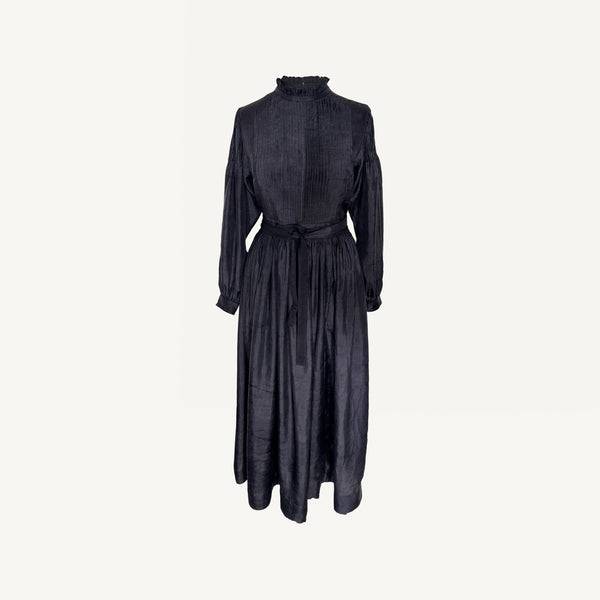 MAKU PLEATED BIB DRESS