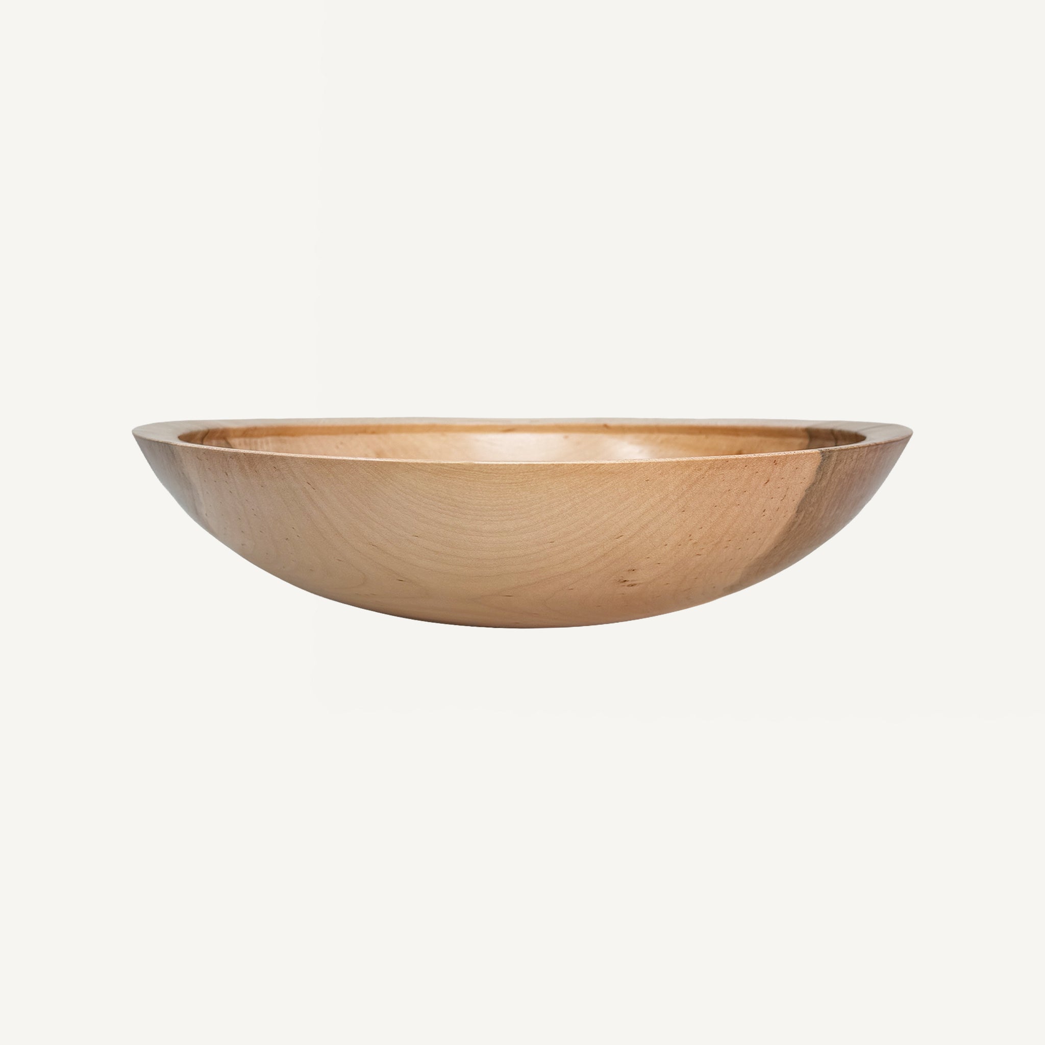 MAPLE HAND-TURNED WOOD BOWL