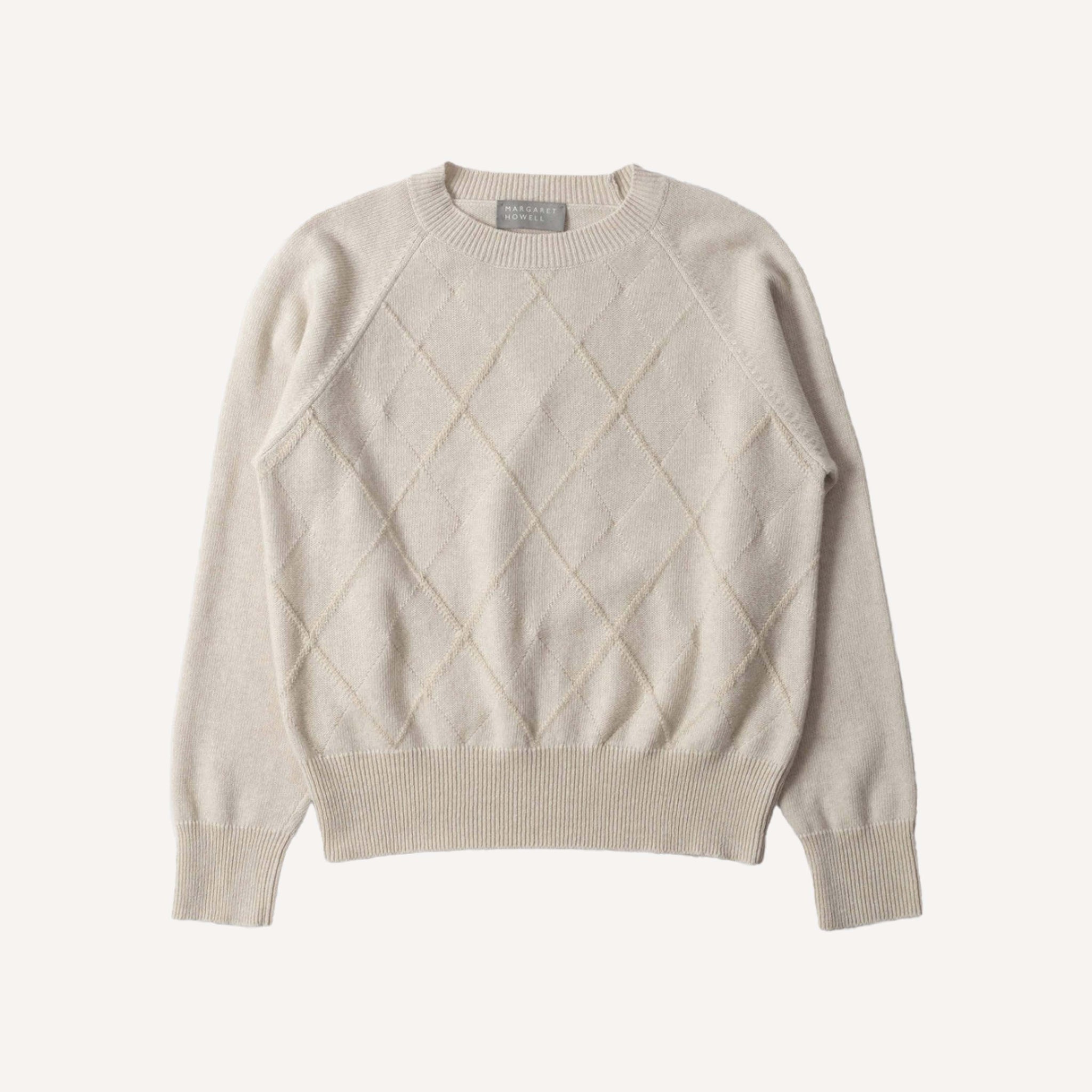 MARGARET HOWELL ARGYLE SWEATER