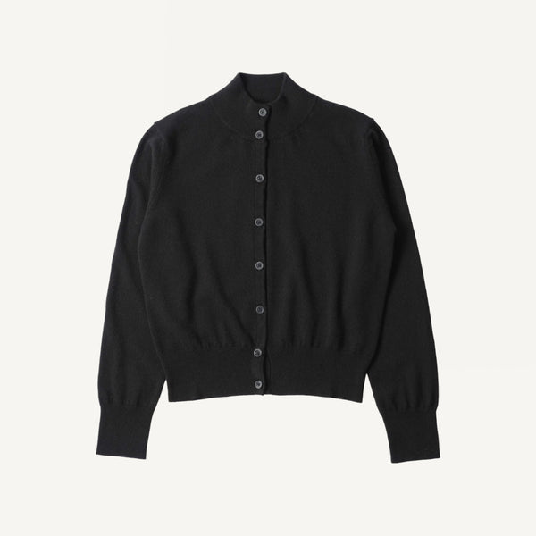 MARGARET HOWELL HIGH NECK BOMBER CARDIGAN
