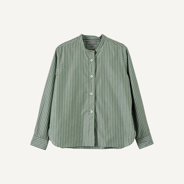 MARGARET HOWELL COLLARLESS SHIRT