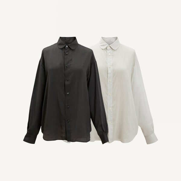 NICHOLSON & NICHOLSON SILK BLEND SHIRT