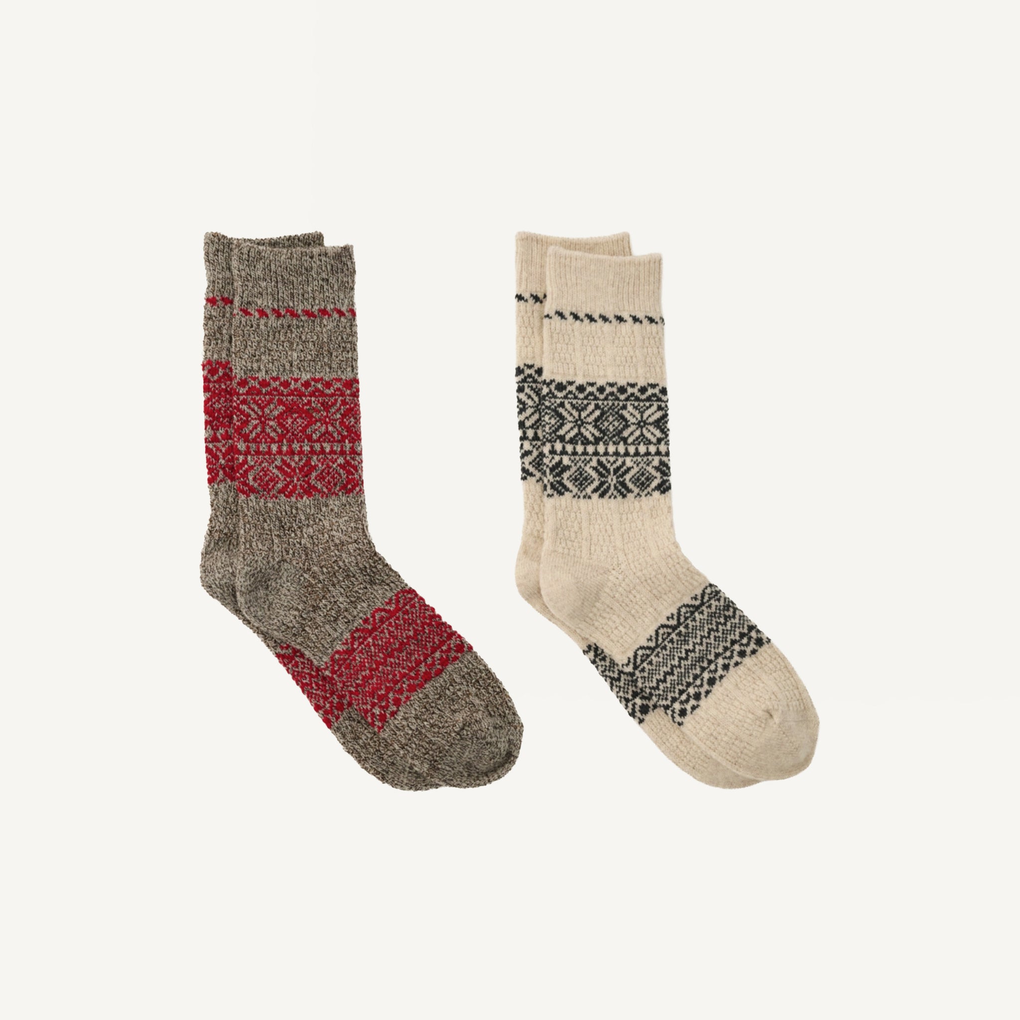 NORDIC PATTERN SOCKS