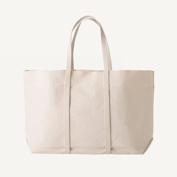 AMIACALVA LARGE WASHED CANVAS TOTE