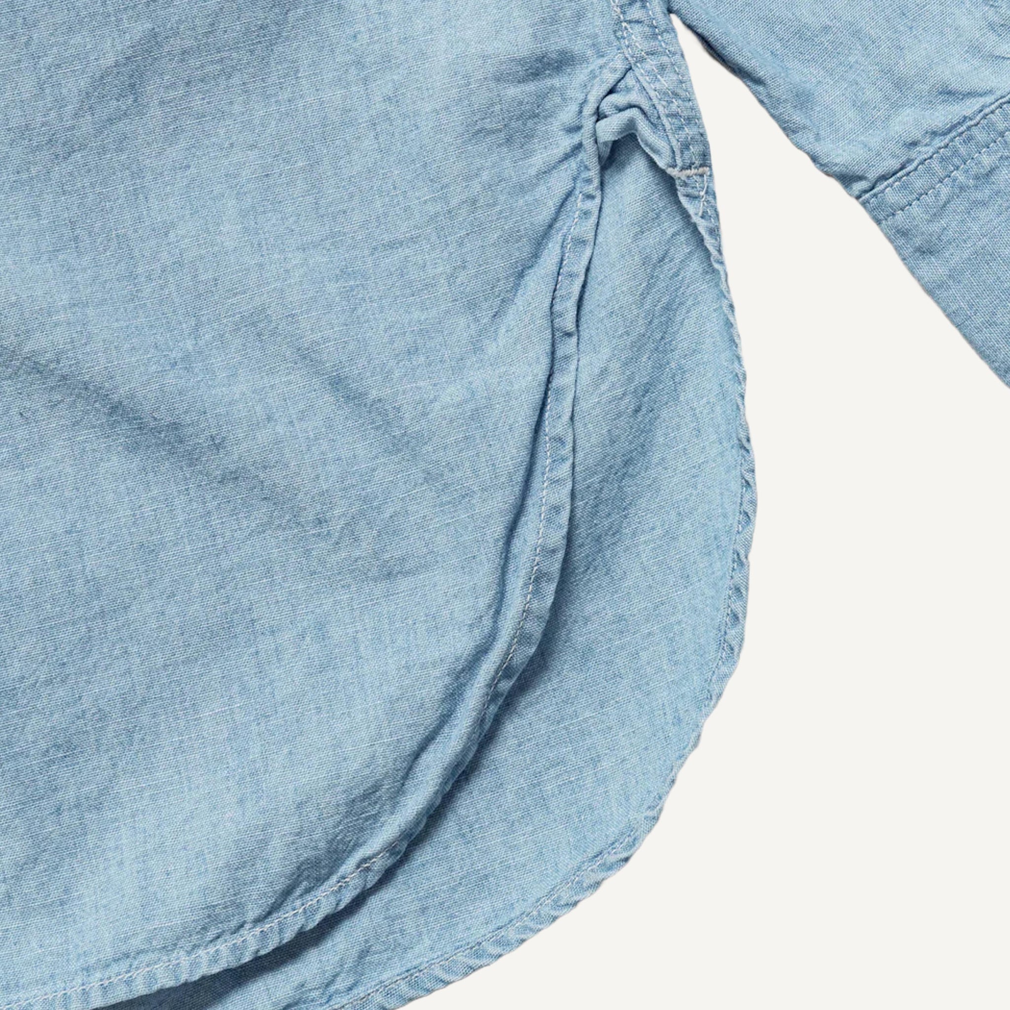 ORSLOW BLEACHED CHAMBRAY WORKSHIRT