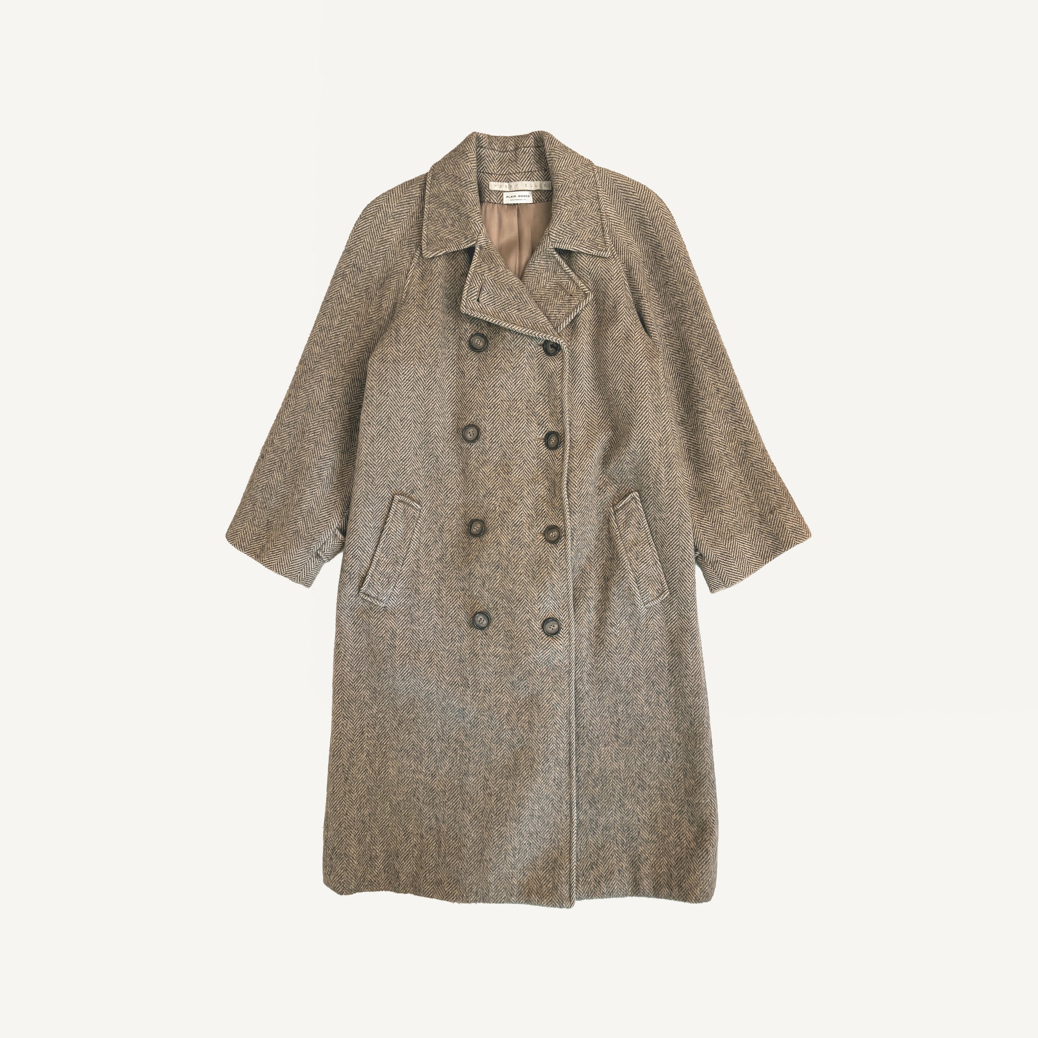 VINTAGE PERRY ELLIS + PLAIN GOODS COAT