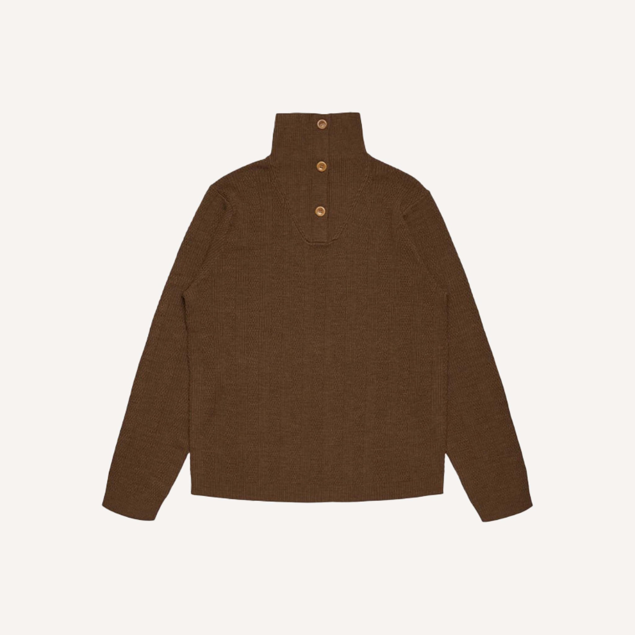 FUB PLACKET SWEATER