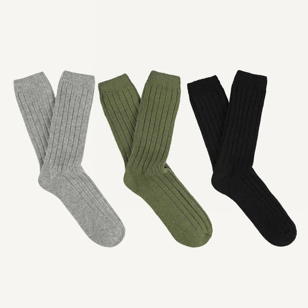 CASHMERE CREW SOCKS