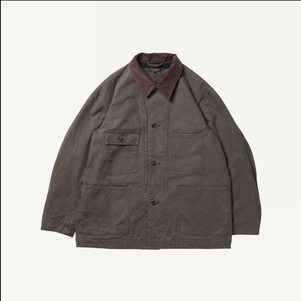 A VONTADE UTILITY JACKET WITH BLANKET LINING