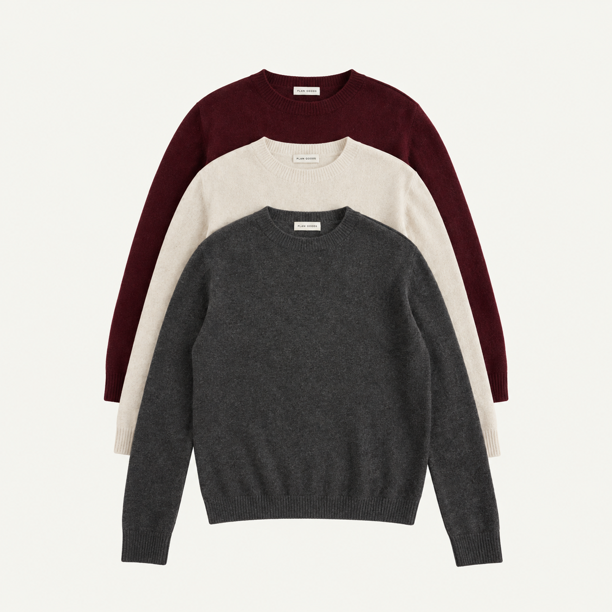 PLAIN GOODS WOMEN'S LIGHTWEIGHT CASHMERE CREW