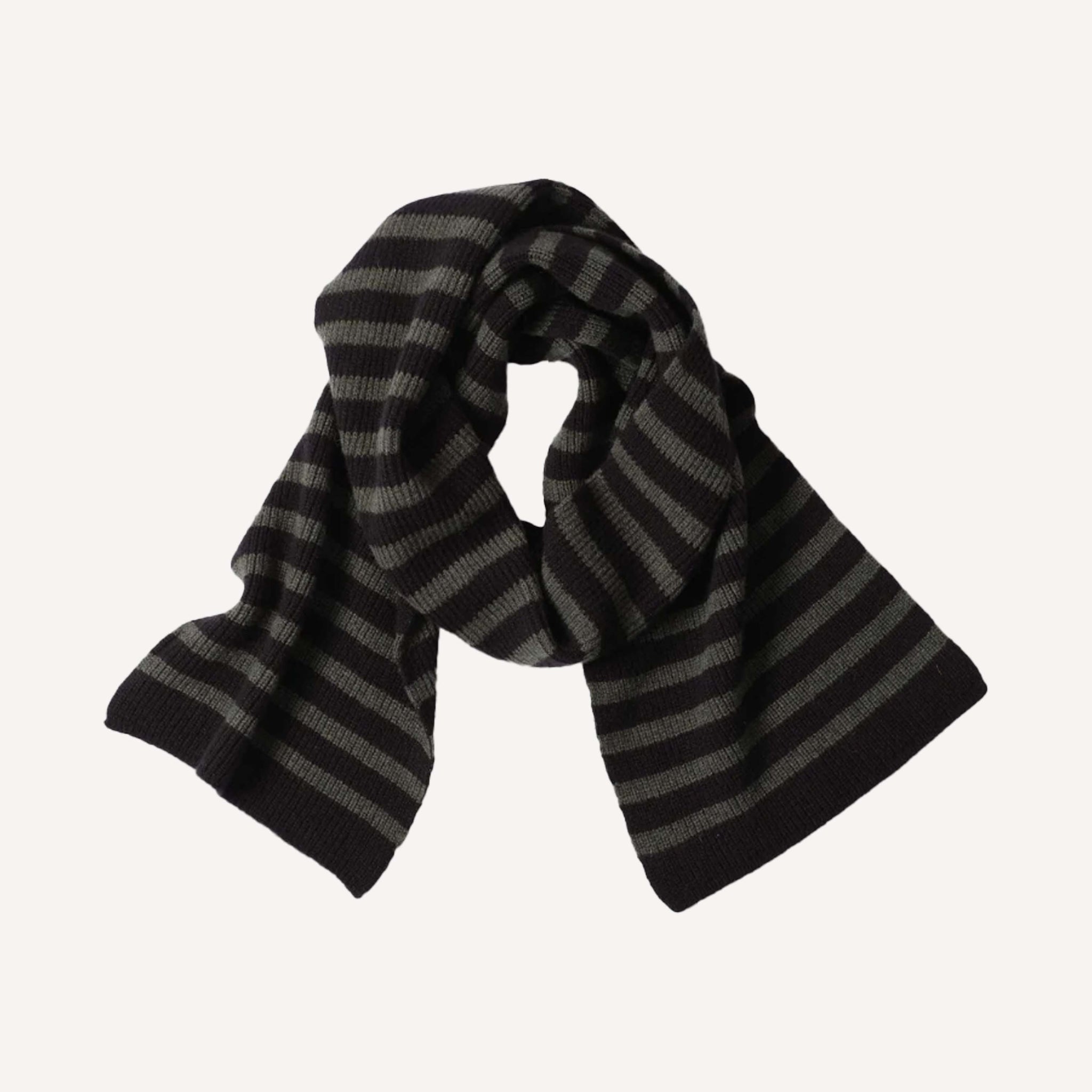 MHL TEXTURED STRIPE SCARF