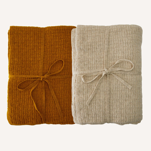 MERINO BASKETWEAVE THROW
