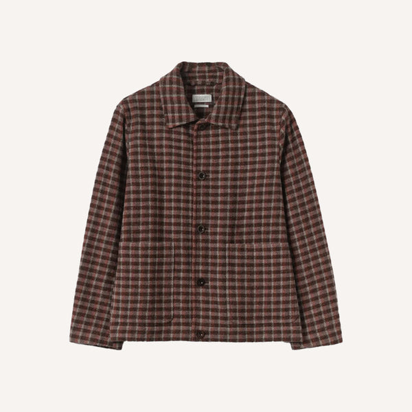 TOAST CHECK CHORE JACKET