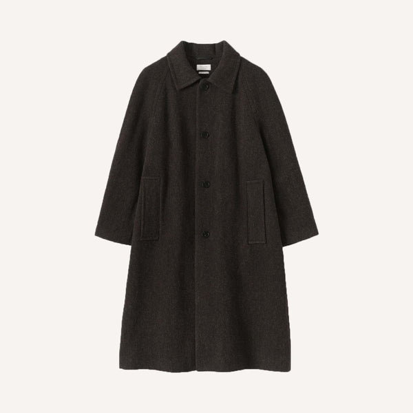 TOAST TEXTURED WOOL OVERCOAT