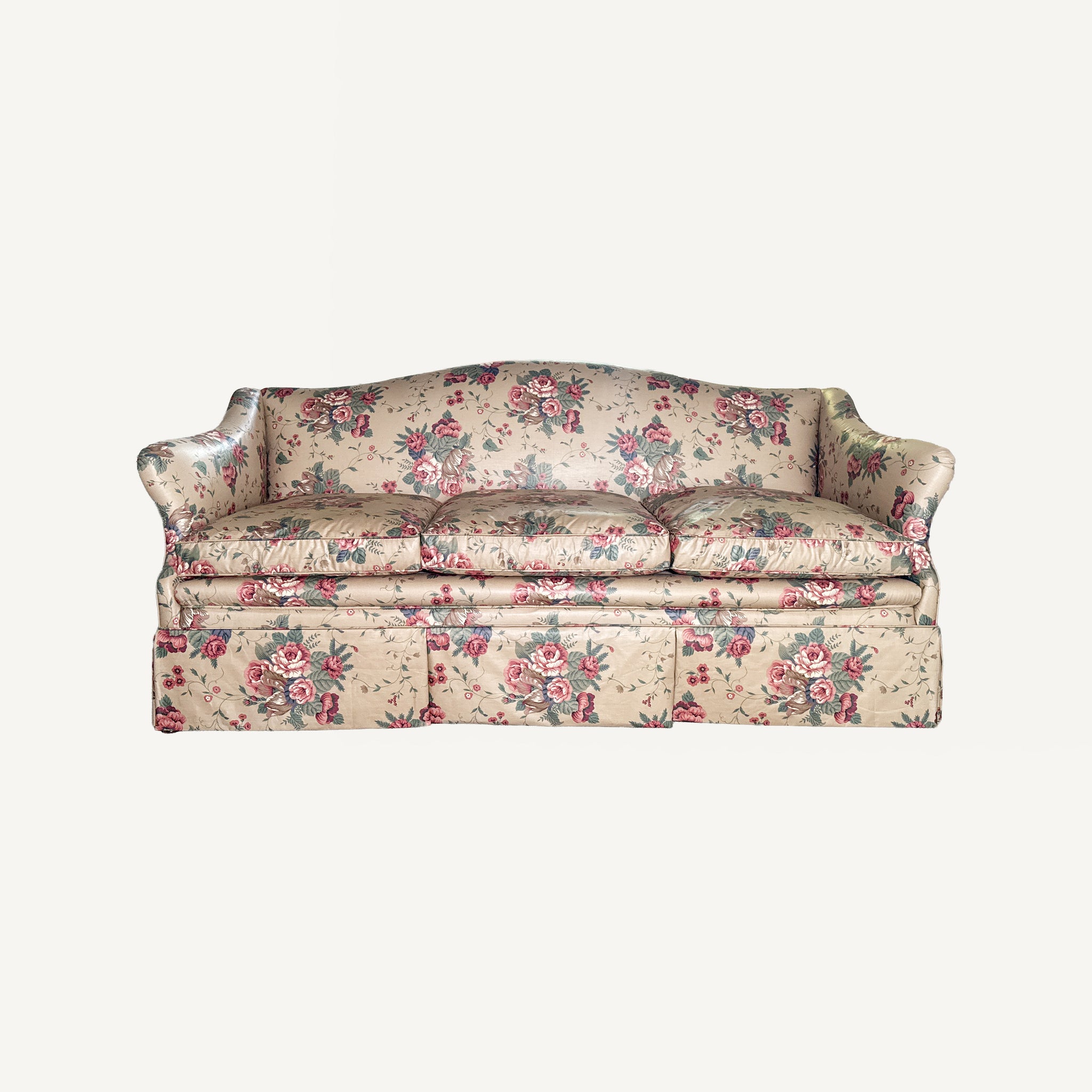 VINTAGE CAMELBACK SOFA