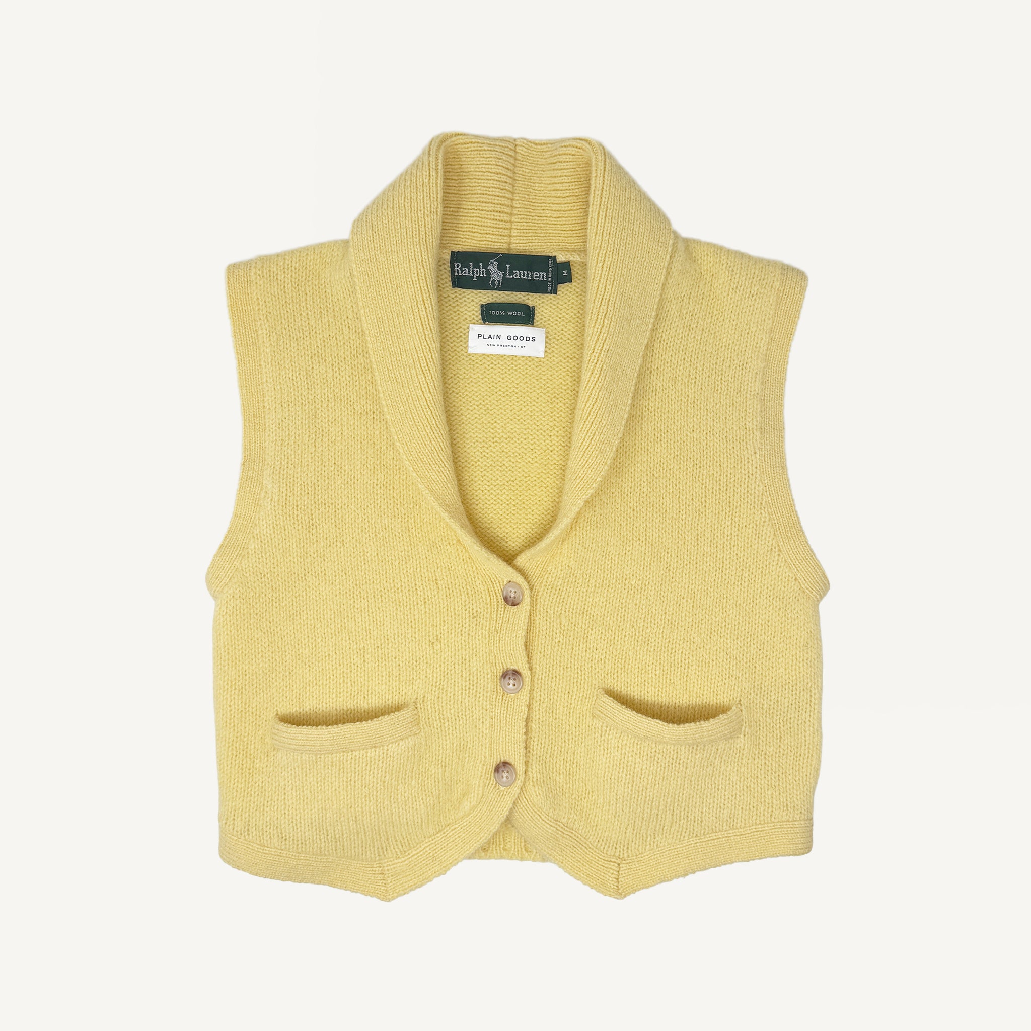 VINTAGE RALPH LAUREN + PLAIN GOODS SWEATER VEST