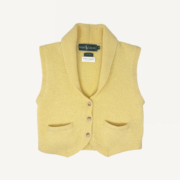 VINTAGE RALPH LAUREN + PLAIN GOODS SWEATER VEST