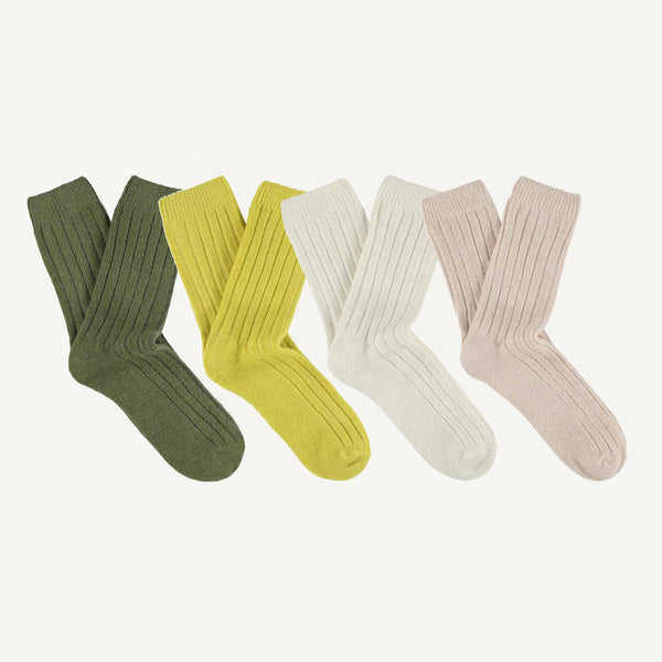 CASHMERE CREW SOCKS