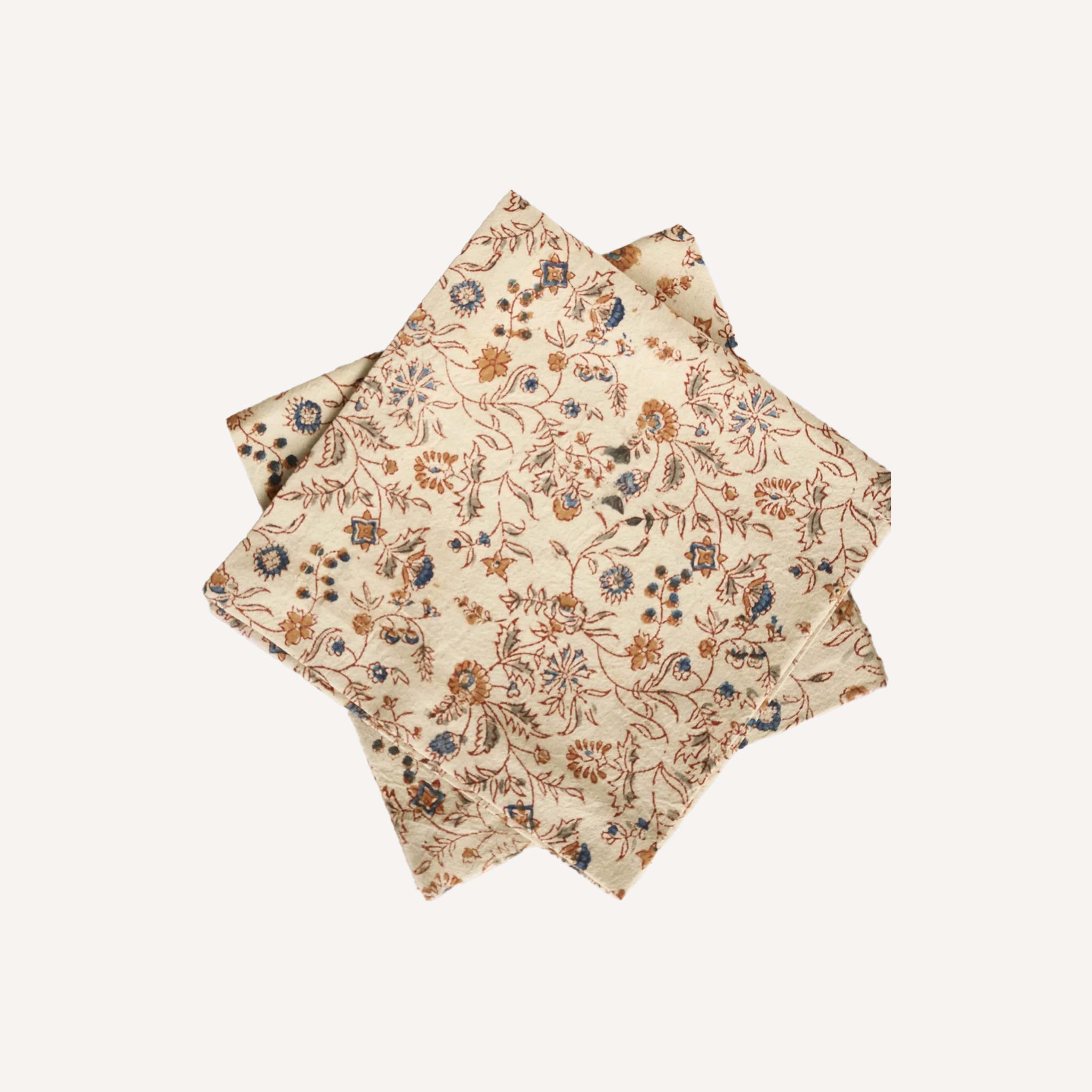 HAND BLOCK PRINTED NAPKINS