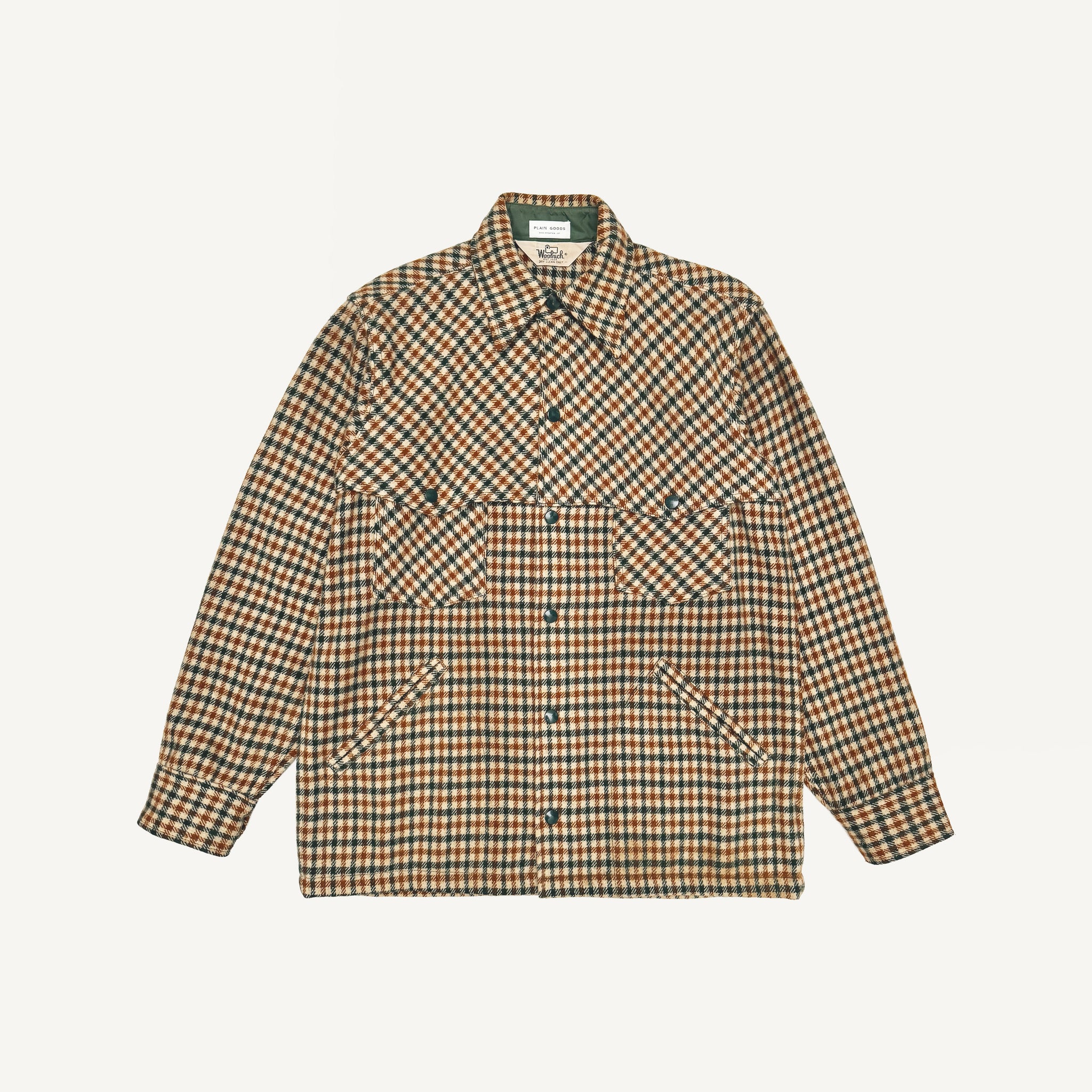 VINTAGE WOOLRICH + PLAIN GOODS OVERSHIRT