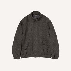 AURALEE／2022AW／WOOL TWEED OVERALL AURALEE TWEED ZIP BLOUSON – PLAIN GOODS