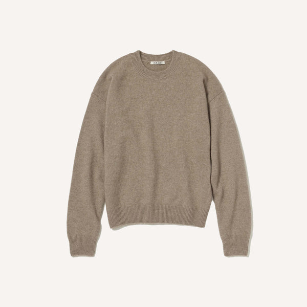 AURALEE BABY CASHMERE PULLOVER SWEATER