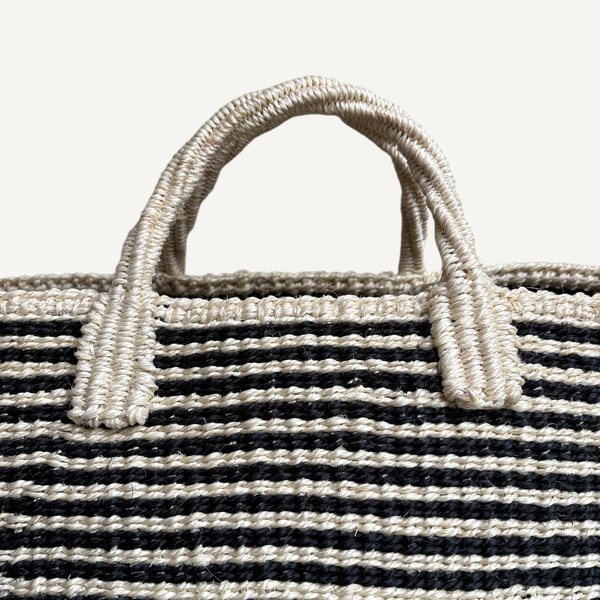 STRIPED MARKET TOTE BAG