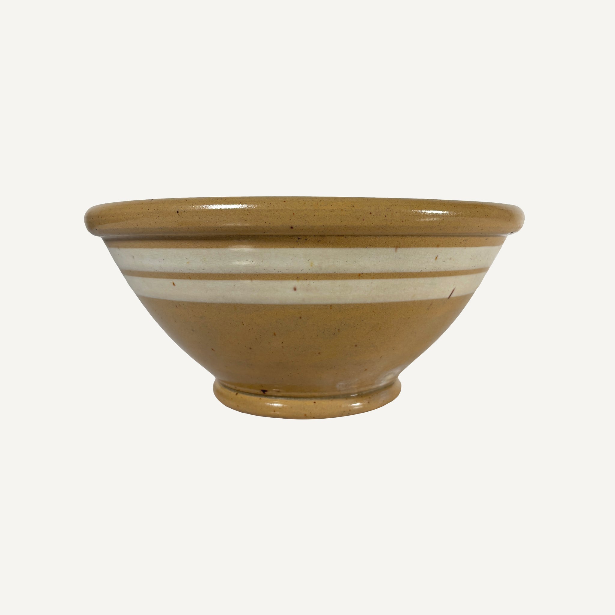 ANTIQUE YELLOW WARE BOWL