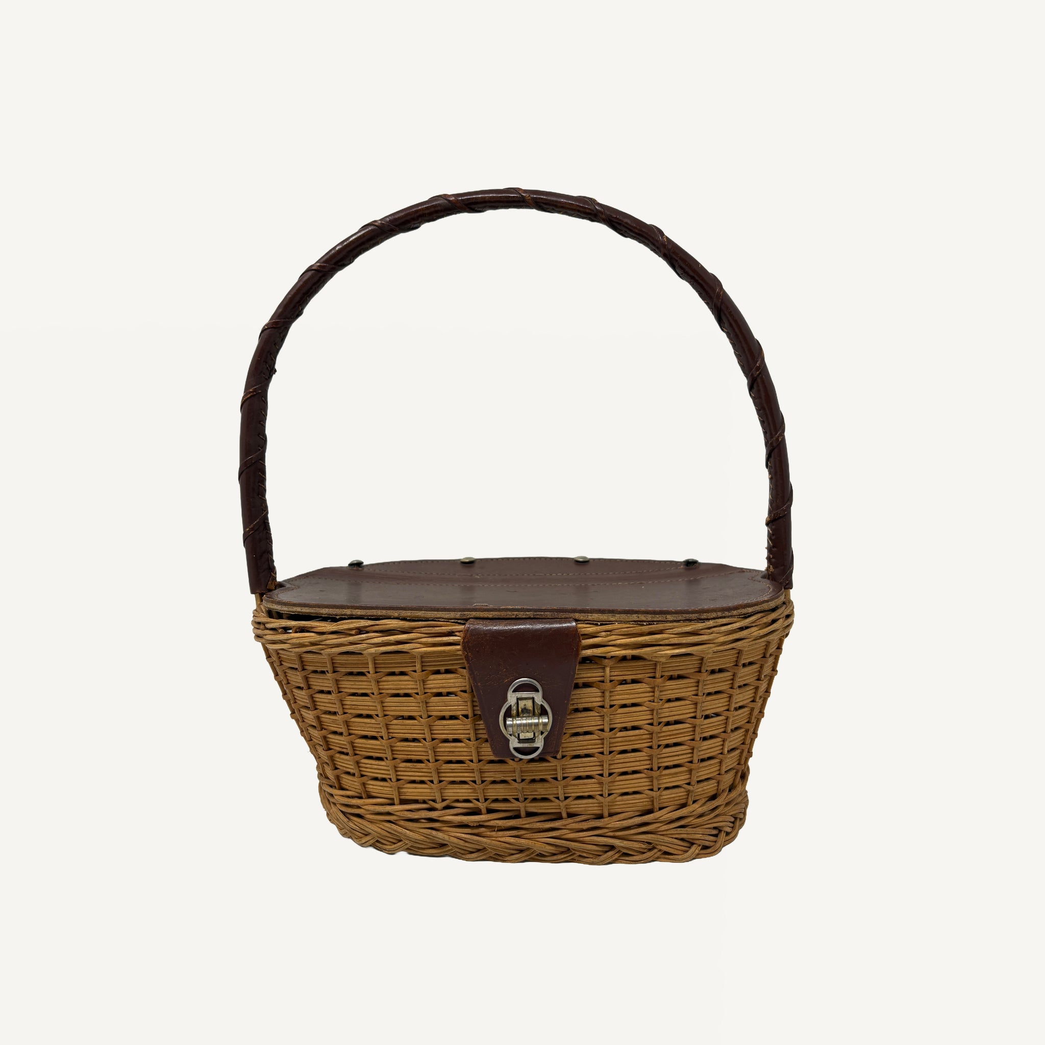 VINTAGE BASKET HANDBAG