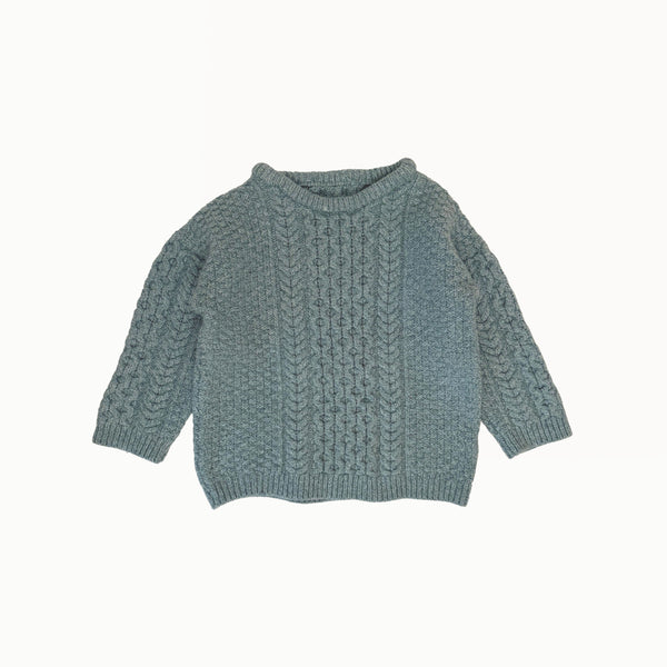 VINTAGE HAND KNIT ARAN SWEATER