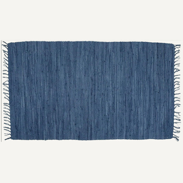 BLUE RAG RUG