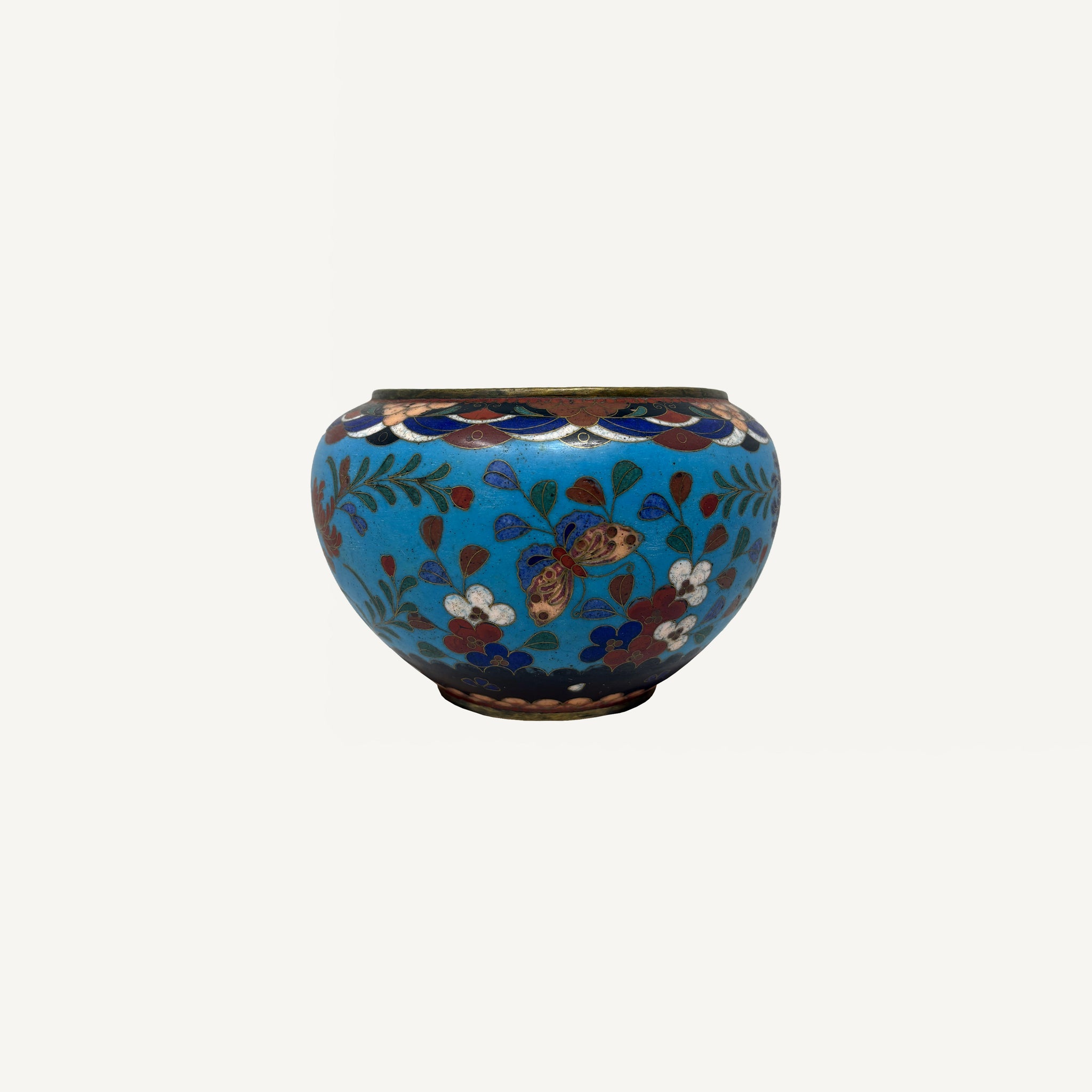ANTIQUE CLOISONNE BOWL